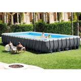 Intex 32ft x 16ft x 52in Ultra XTR Rectangular Pool Set with Maintenance Kit