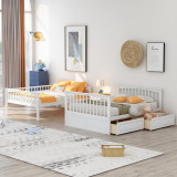 Chicken Pieces Full over Full Bunk Bed with Drawers, Convertible Beds  Chicken Pieces Full over Full Bunk Bed with Drawers, Convertible Beds
