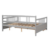 Full Size Daybed Wood Bed with Two Drawers | Space-Saving and Functional Design