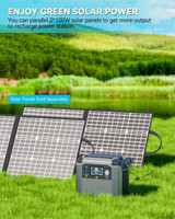  GOFORT 1500W Portable Solar Power Station 1008Wh Solar Generator   