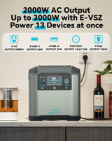 GOFORT 2000W Portable Power Solar Generator Station  1573Wh    GOFORT 2000W Portable Power Solar Generator Station  1573Wh