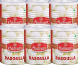 HALDIRAM Indian Sweets Rasgulla 1 kg/2.2lbs (6/case)