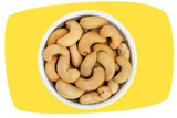 Roasted Cashews 50% Less Salt Bulk Size 25 lbs/11.33 kgs