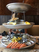 Seafood Tower Set 3-Tier with Aluminum Trays & Stand | Elevate Your Seafood Presentation & Entertaining Experience