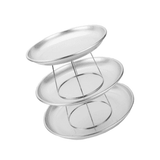 Seafood Tower Set 3-Tier with Aluminum Trays & Stand | Elevate Your Seafood Presentation & Entertaining Experience