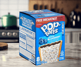Pop-Tarts Frosted Blueberry Toaster Pastry 2-Pack | 48/Case - Delicious On-the-Go Breakfast or Snack