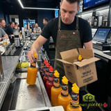 Finest Call 1 Liter Premium Exotic Mango Puree Mix-Chicken Pieces