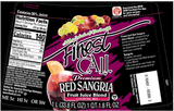 Finest Call Fruity Blend Premium Red Sangria 1 Liter Mix