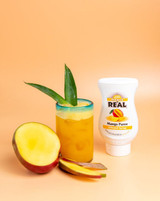 Real Mango 16.9 fl. oz. Puree Tropical Bliss Infused Syrup