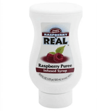 Real 16.9 fl. oz. Raspberry Puree Gourmet Infused Syrup-Chicken Pieces