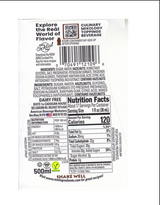 Real Cream 16.9 fl. oz Hazelnut Infused Indulgent Syrup-Chicken Pieces