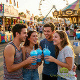 CONCESSION Blue Raspberry Slushy Syrup 5:1 Concentrate | 5 Gallon Bulk | Concession Stand Essential