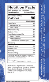 Blue Raspberry Slushy Syrup 5:1 Concentrate | 5 Gallon Bulk | Concession Stand Essential