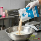The Gelato Lab Vietnamese Coffee Soft Serve Mix 3 lb/1.36 kgs - 5/Case