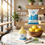 THE GELATO LAB The Gelato Lab Lemon Velvet Soft Serve Mix 3 lb/1.36 kgs - 5/Case