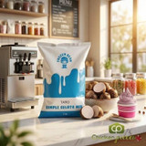 The Frozen Bean Taro Soft Serve Mix 3 lb/1.36 kgs - 5/Case