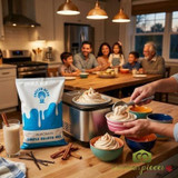 The Gelato Lab Horchata Soft Serve Mix 3 lb/1.36 kgs - 5/Case
