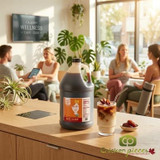 Date Lady Organic Date Syrup 1 Gallon - Natural Sweetness | Ideal for Food Service and Baking