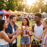 JOY #310 Sugar Cone - 800/Case for Sweet and Crispy Ice Cream Delights