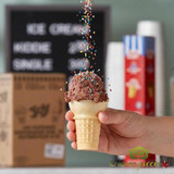 JOY #30 Flat Bottom Cake Cone Dispenser Pack - 600/Case