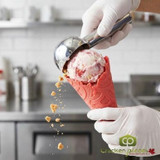 The Konery Pink Vanilla Waffle Cones - 144/Case | Vibrant and Delicious