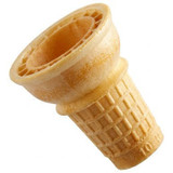 JOY #10 Flat Bottom Ice Cream Cake Cones Bulk - 720/Case | Crispy and Versatile