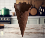 THE KONERY The Konery Dark Chocolate Waffle Cones - 144/Case | Decadent Chocolate Indulgence THE KONERY The Konery Dark Chocolate Waffle Cones - 144/Case | Decadent Chocolate Indulgence