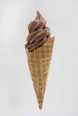 frostline Frostline Chocolate Soft Serve Ice Cream Mix Lactose Free 6 lb | Waffle Cones 12pk & Rainbow Sprinkles 