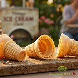 JOY #22 Flat Bottom Cake Cone - 720/Case