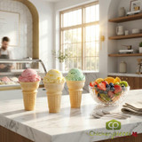 JOY #22 Flat Bottom Cake Cone - 720/Case