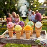 JOY #22 Flat Bottom Ice Cream Cake Cones - 720/Case | Premium Cones for Irresistible Treats