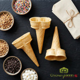 JOY Twin Scoop Cake Cone - 180/Case | Perfect for Double the Delight