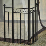 Chicken Pieces Iron Patio Outdoor Gazebo - Double Roof Canopy with Mosquito Netting | 13 Ft. W x 9.7 Ft. D  