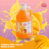  Table Top King  Mango Slushy Syrup Bulk Food 5:1 Concentrate BONUS Squeeze Pump 