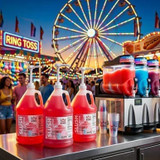Table Top King Cotton Candy Slushy Syrup Bulk Food 5:1 Concentrate BONUS Squeeze Pump