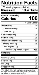 Table Top King Peach Slushy Bulk Food Syrup 5:1 Concentrate BONUS Squeeze Pump