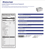 LouAna Yellow Coconut Bag-in-Box Oil 35 LBS | 1 BAG/CASE