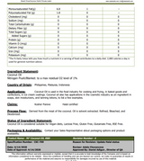 CATANIA OIL Catania Spagna Coconut Oil 1 Pail | 35 lbs