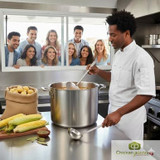 Thermalloy Stainless Steel 40 qt Stock Pot - Professional-Grade Cookware for Large Batch Cooking