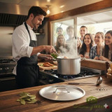 Aluminum Cover for Sauce Pot, 26-Quart - Perfect Fit for Optimal Cooking