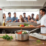 Thermalloy Stainless Steel Sauce Pan 2 Quart - Versatile and Durable