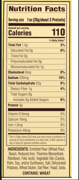 Snyder's of Hanover Pretzel Rods 10 oz | Bulk Food Service | 15/Case