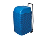 Koala Kare Blue Plastic Cinema Seats with Cart - 36/Case-Chicken Pieces