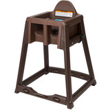 Koala Kare KidSitter Assembled Brown Convertible Plastic High Chair with Brown Seat - Versatile and Comfortable- CHICKEN PIECES