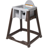 Koala Kare KidSitter Brown Assembled Convertible Plastic High Chair with Grey Seat - Comfortable and Stylish- CHICKEN PIECES