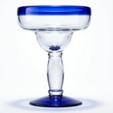 Libbey Aruba 12 oz. Cobalt Accent Margarita Glass Set - 12/Case-Chicken Pieces