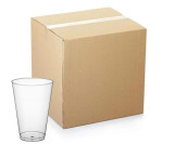 Chicken Pieces CP 16 oz. Clear Disposable Plastic Tumbler - 500/Case | Serve Cold Drinks with Clarity and Convenience 