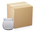 CP 20 oz. Heavy Weight Clear Plastic Stemless Fish Bowl Glass - 24/Case | Serve Drinks with Fun in Sturdy Stemless Fish Bowls-Chicken Pieces