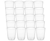 Chicken Pieces CP 10 oz. Clear Disposable Plastic Tumbler - 20/Pack | Convenience in Clear Plastic Tumblers! 