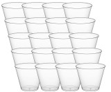 Chicken Pieces CP 9 oz. Clear Disposable Plastic Tumbler - 20/Pack | Convenient Clear Plastic Tumblers for Any Occasion 